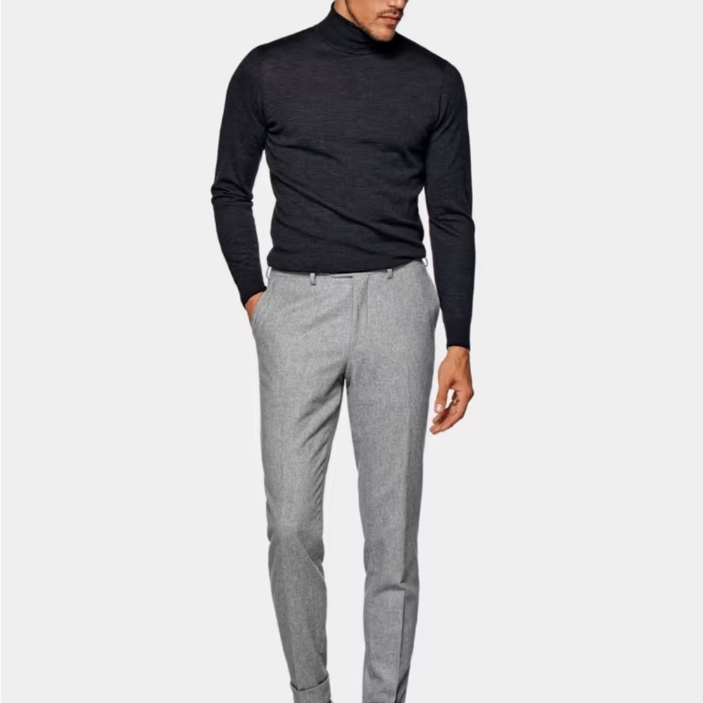 New SuitSupply Light Grey Brescia Trousers 32